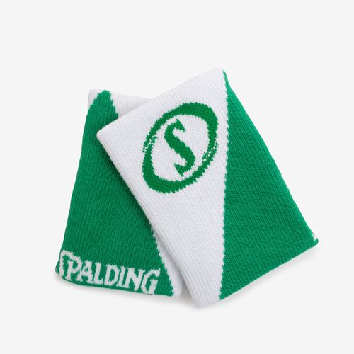Munhequeira Spalding Double - Verde e Branco
