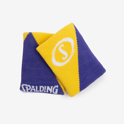 Munhequeira Spalding Double - Amarelo e Roxo