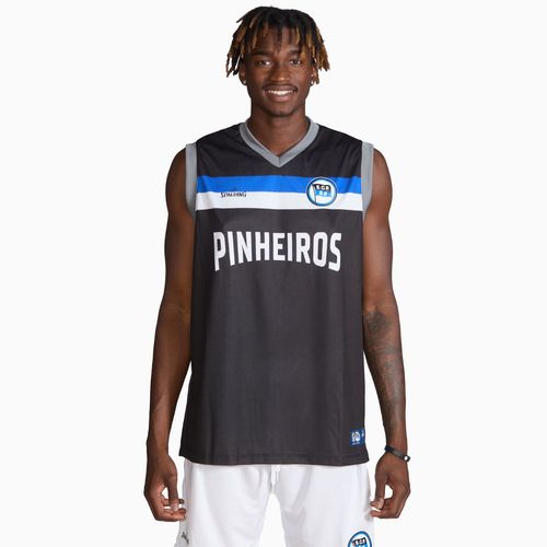 Regata Spalding Pinheiros Fan Base Game ECP Third 24/25 - Preto e Azul