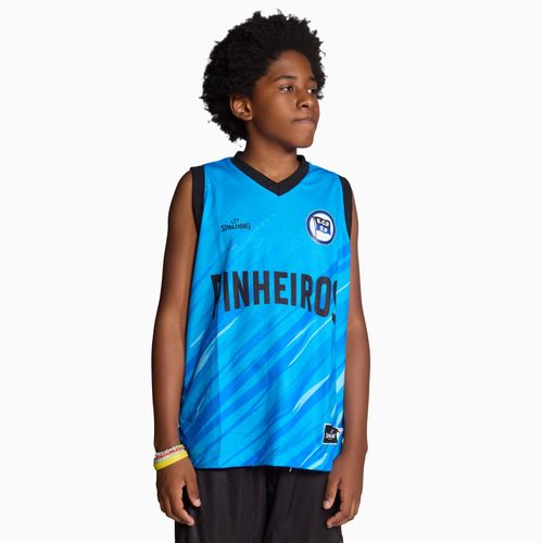 Regata Spalding Pinheiros Fan Base ECP Warm Up Infantil 24/25 - Azul