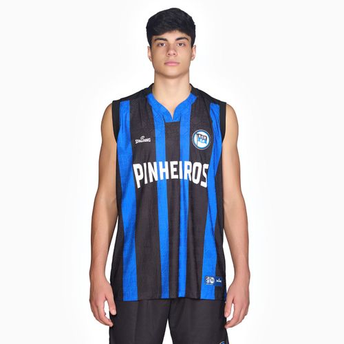 Regata Spalding Pinheiros Fan Game ECP Home 24/25 -  Azul e Preto