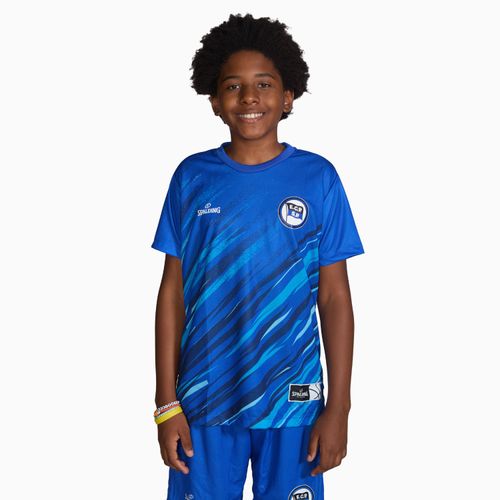 Camiseta Spading Pinheiros Fan Warm Up Infantil ECP 24/25 - Azul