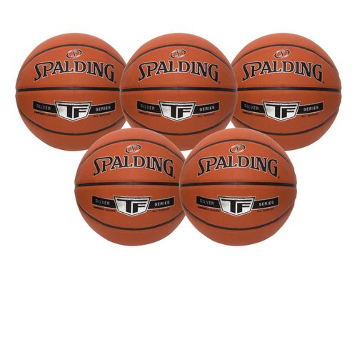 KIT 5 Bolas De Basquete Tf Silver - Tamanho:7