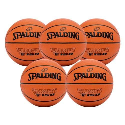 KIT 5 Bolas De Basquete Spalding Varsity Tf-150 - Tamanho 6