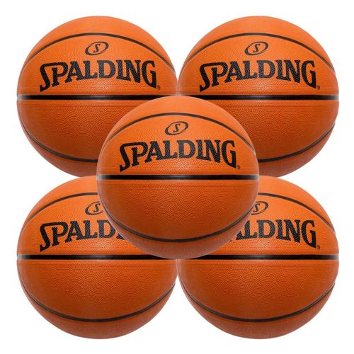 KIT 5 Bola de Basquete Spalding Streetball - Tamanho:07