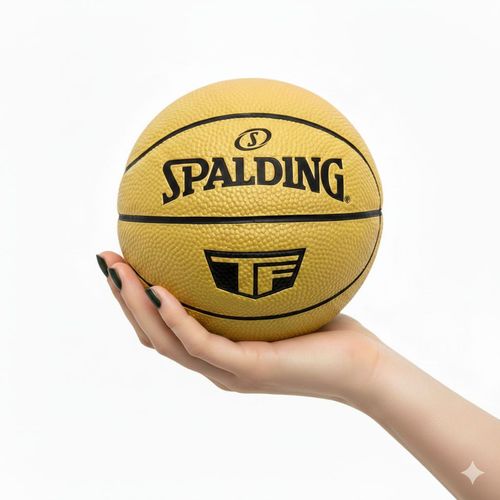 Mini Bola de Basquete Spalding Tf-Gold - Amarelo
