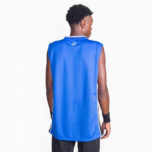 Regata Spalding Jersey - Azul e Preto