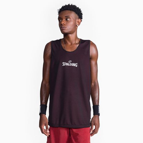 Regata Spalding Dupla Face Masculina Preto e Vermelho