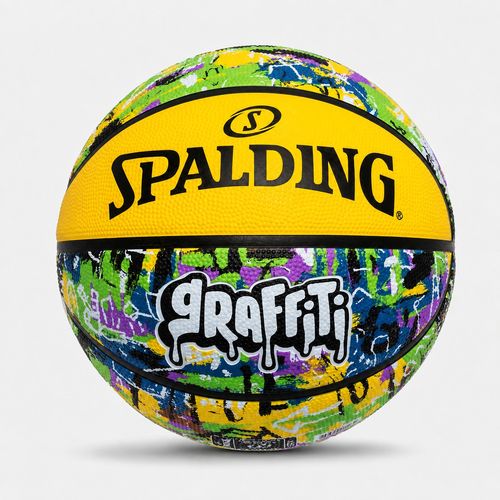 Bola De Basquete Spalding Graffiti Amarelo