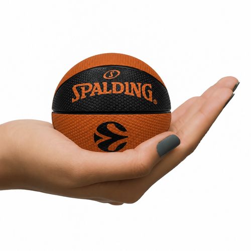 Mini Bola de Basquete Spalding Spaldeen - Laranja e Preto